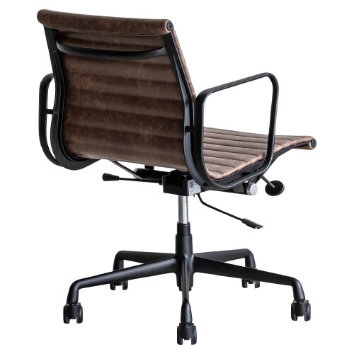 アルミナムチェア RL−27 COFFEE/BK