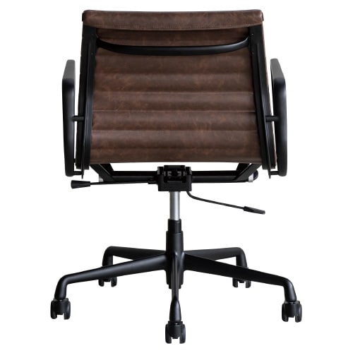 アルミナムチェア RL−27 COFFEE/BK