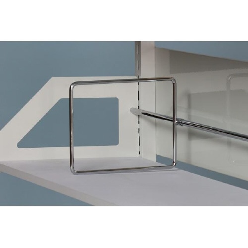 可動棚付クランプ式机上ラックW1000