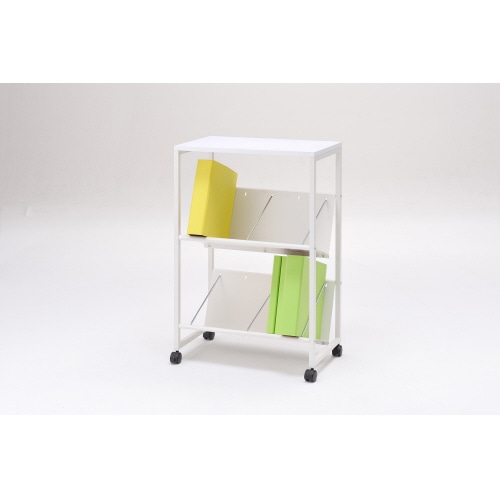 天板付きファイルワゴン 2段