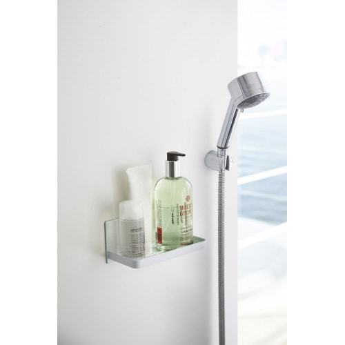 マグネットバスルームラック タワー ホワイト