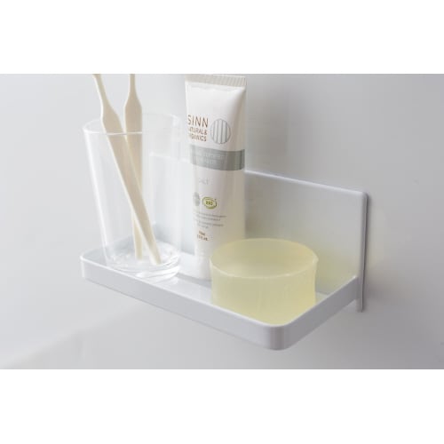 マグネットバスルームラック タワー ホワイト