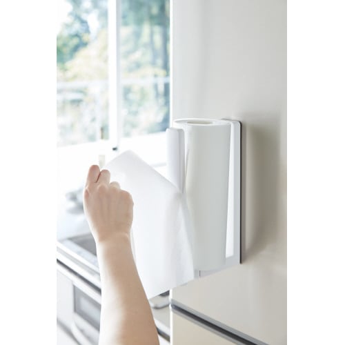 マグネットキッチンペーパーホルダータワーホワイト