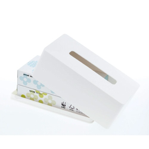 マグネットティッシュケース タワー ホワイト