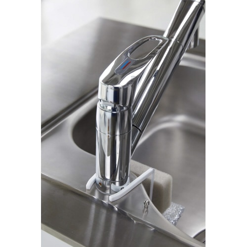 蛇口にかけるスポンジホルダータワーダブルホワイト