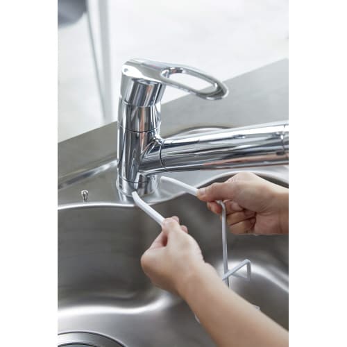 蛇口にかけるスポンジホルダータワーダブルホワイト