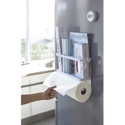 キッチンペーパー&ラップホルダータワーホワイト
