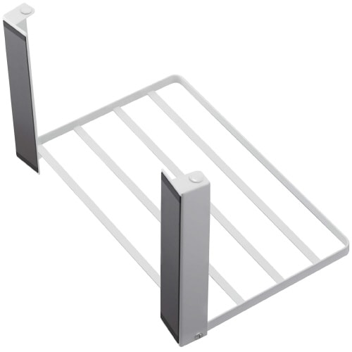 洗濯機横マグネット折り畳み棚 タワー ホワイト