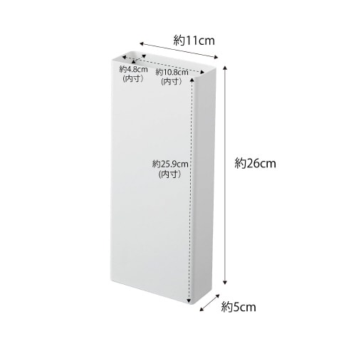 フローリングワイパースタンド タワー ホワイト