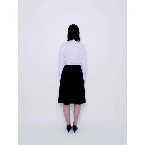 AラインスカートAS2349ネイビー7号