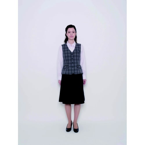 ベストAV1295ベージュ×ネイビー7号