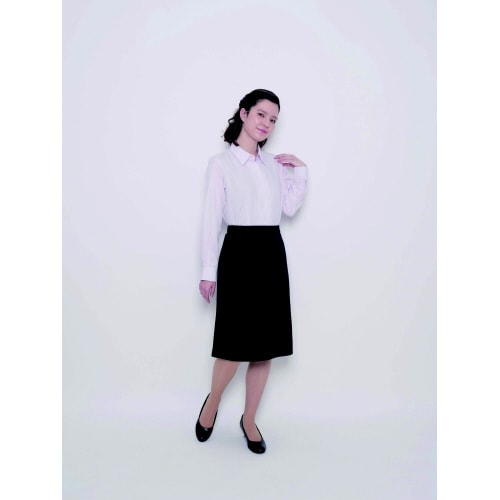 AラインスカートBCS2117ネイビー7号