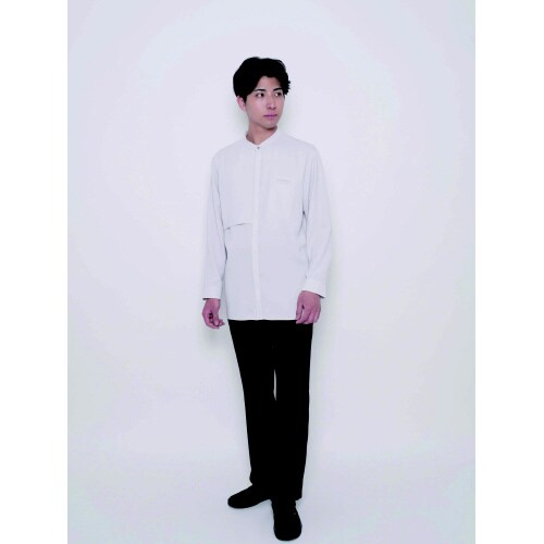 ユニセックスシャツBUB4200シルバーグレイS