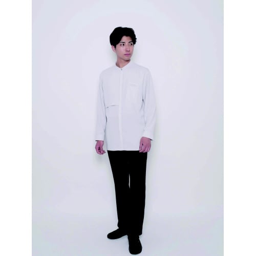 ユニセックスシャツBUB4200シルバーグレイSS