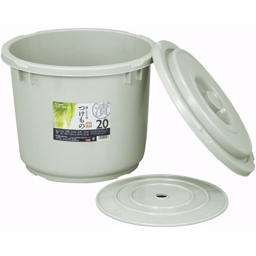 つけもの容器20型押しふた付