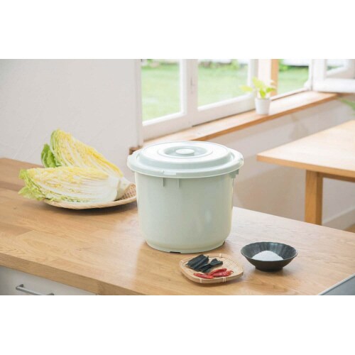 つけもの容器5型押しふた付 2セット