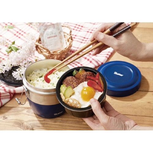 抗菌真空ステンレス丼ランチジャー550mlシルバー