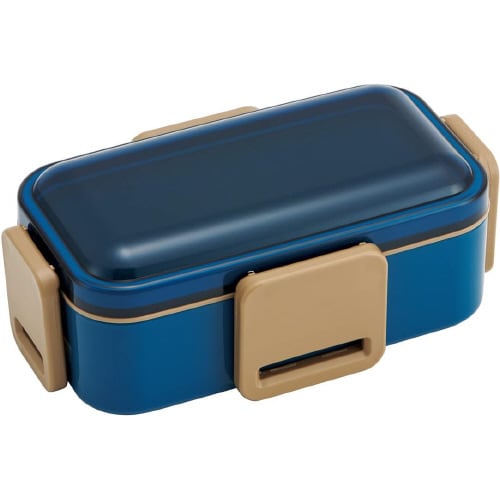 ふわっと2段弁当箱 オーシャンブルー