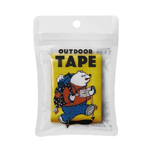 アウトドアテープ イエロー 6個