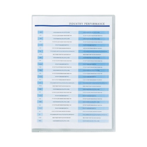 PPカラーホルダー 透明 CF−6C−A4x50