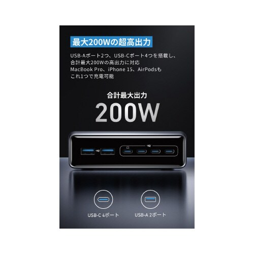 Prime Charger200W 6PORTS