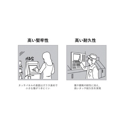 17型 タッチパネルモニター ブラック