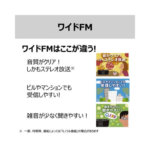 MP3再生可能CDラジオ ホワイト