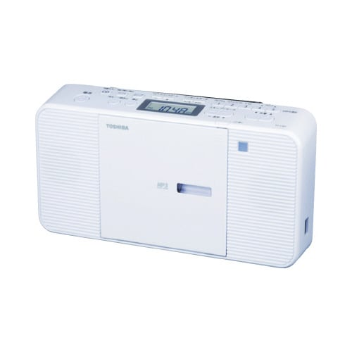 MP3再生可能CDラジオ ホワイト