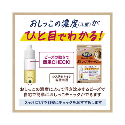ニャンとも清潔トイレ おしっこチェックキット×12