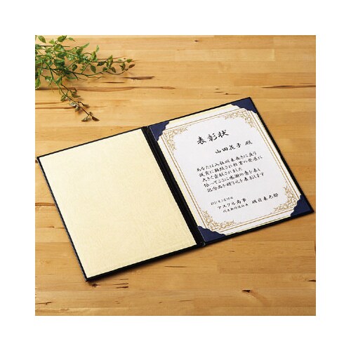 証書ファイル A4 ビニールレザー 黒 5冊