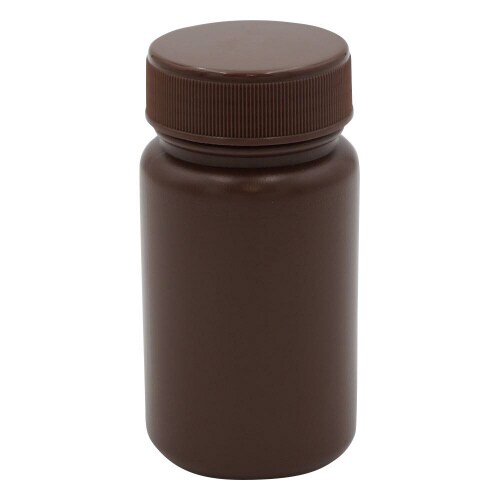 広口丸型遮光瓶(茶) SCC 100ml