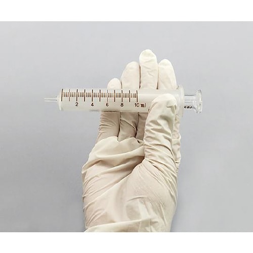 白硬注射筒 ガラス先 10mL 中口 0