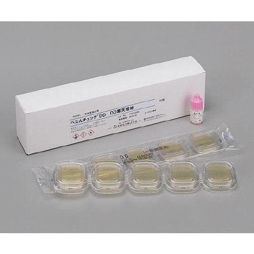 【冷】ぺたんチェックDD DD寒天培地 1箱(