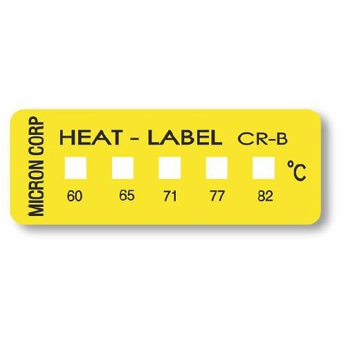 ヒートラベル(不可逆性)5点表示 温度レ