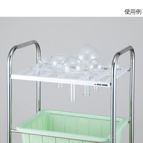 水切りワゴン 逆さ置き棚