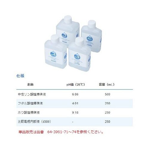 LAQUA pH標準液セット