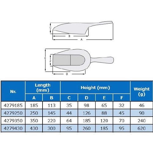 中 アルミスコップ