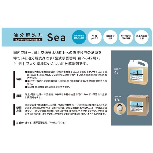 油分解洗剤 クラスワンSea SEA−T