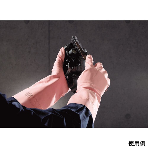 ニトリルゴム製手袋 薄手 S ピンク 1