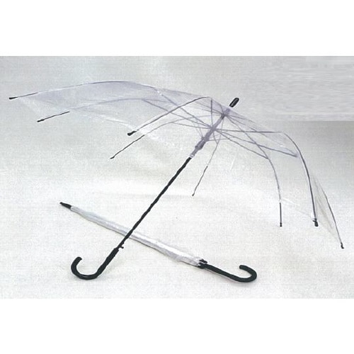 650mm ワンタッチ式ビニール傘(6本