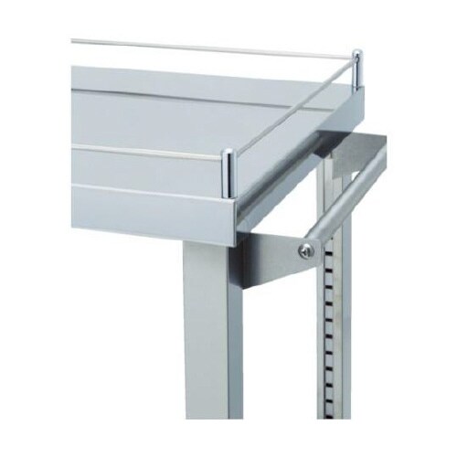 4方コボレ止め・引出付ワゴン 3段 4G