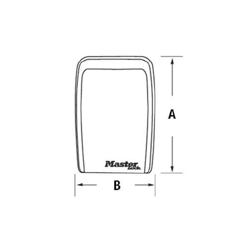 82x53x119mm キーボックス(プ