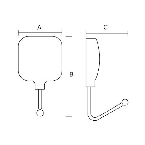 KYH117 マグネットフック 固定W