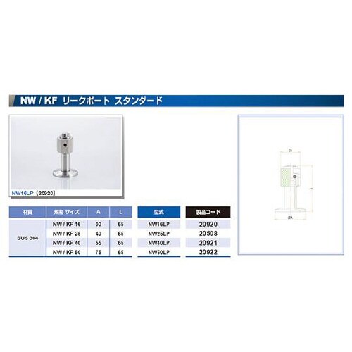 NW25LP リークポート