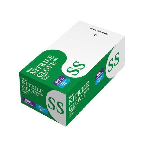 ニトリル使いきり極薄手袋 粉無 100枚