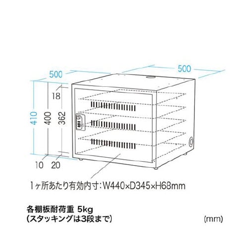 500x500x410mm ノートパソコ