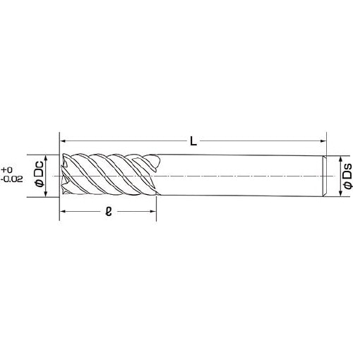 SWDM650−030 6 エンドミル