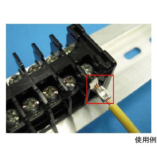 F1.253 裸圧着端子 角先開形端子