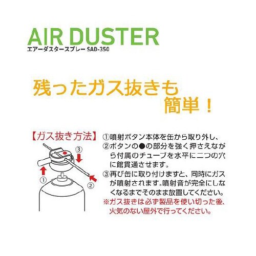 SAD−350 エアーダスタースプレー