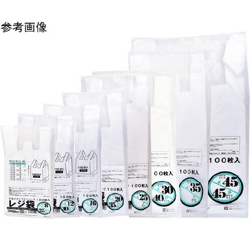 00722135レジ袋乳白東35号